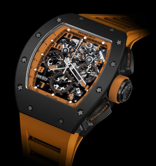 Review Richard Mille watch Replica RM 011 Flyback Chronograph Orange Storm - Click Image to Close